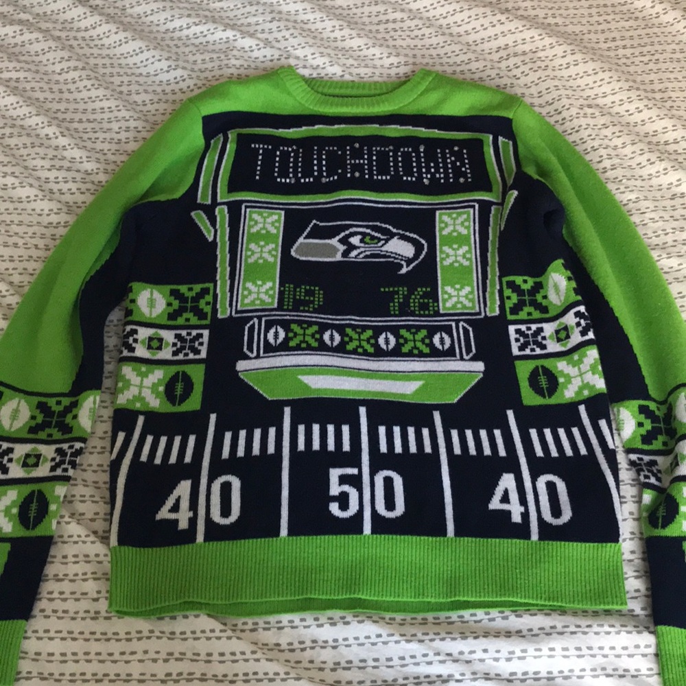 NFL Seattle Seahawks Light Up Sweater Men’s M